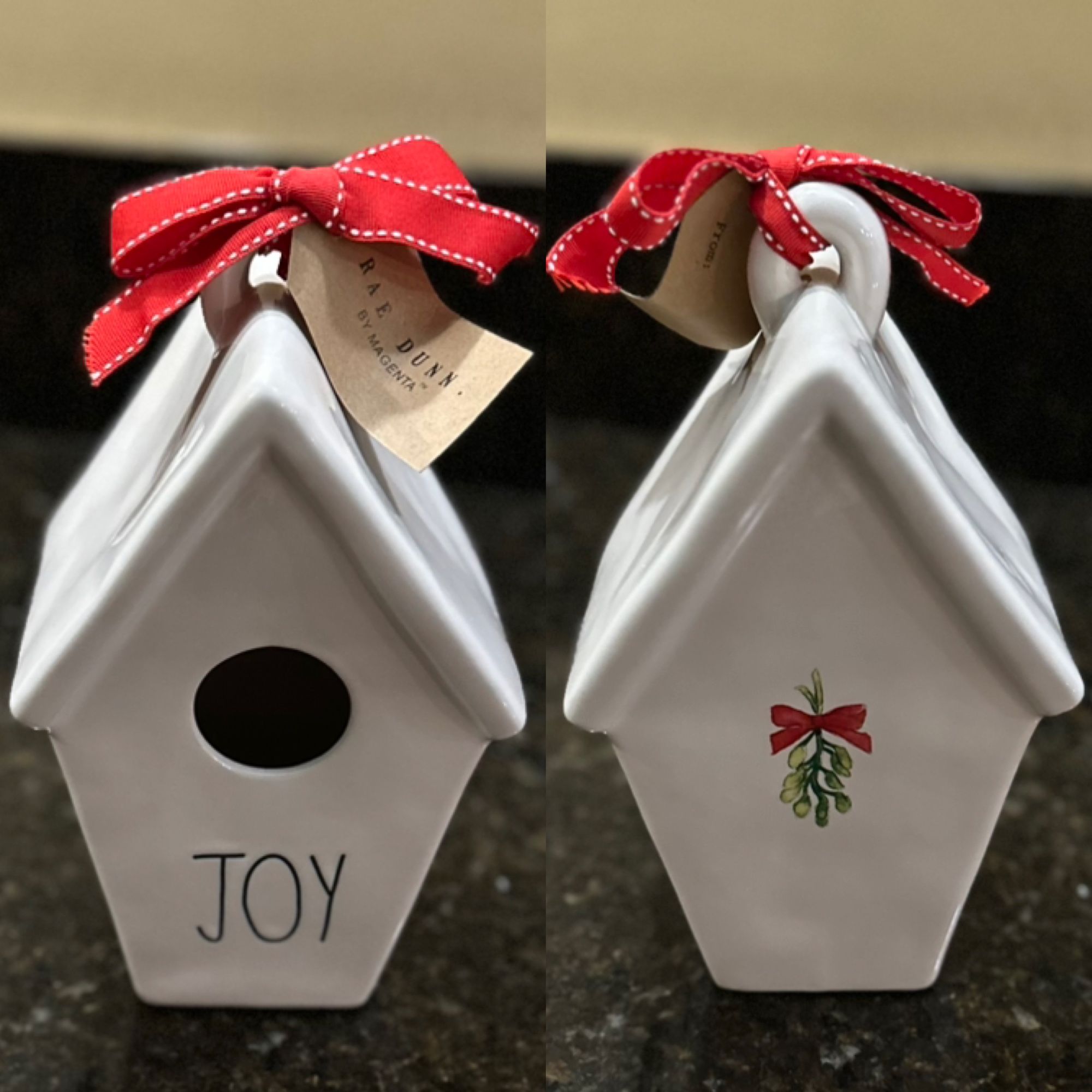 Joy Mistletoe Birdhouse