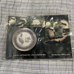 Silver Kookaburra Coin 1 Oz, No Shipping, Price Firm 