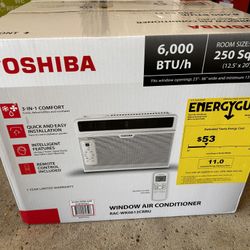 Toshiba Window Air Conditioner Unit RAC-WK0612CRRU 6,000 BTU 115V