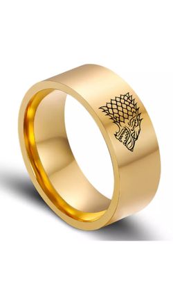 Game of Thrones Ice Wolf Gold Silver