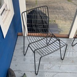 Metal Chairs x6 