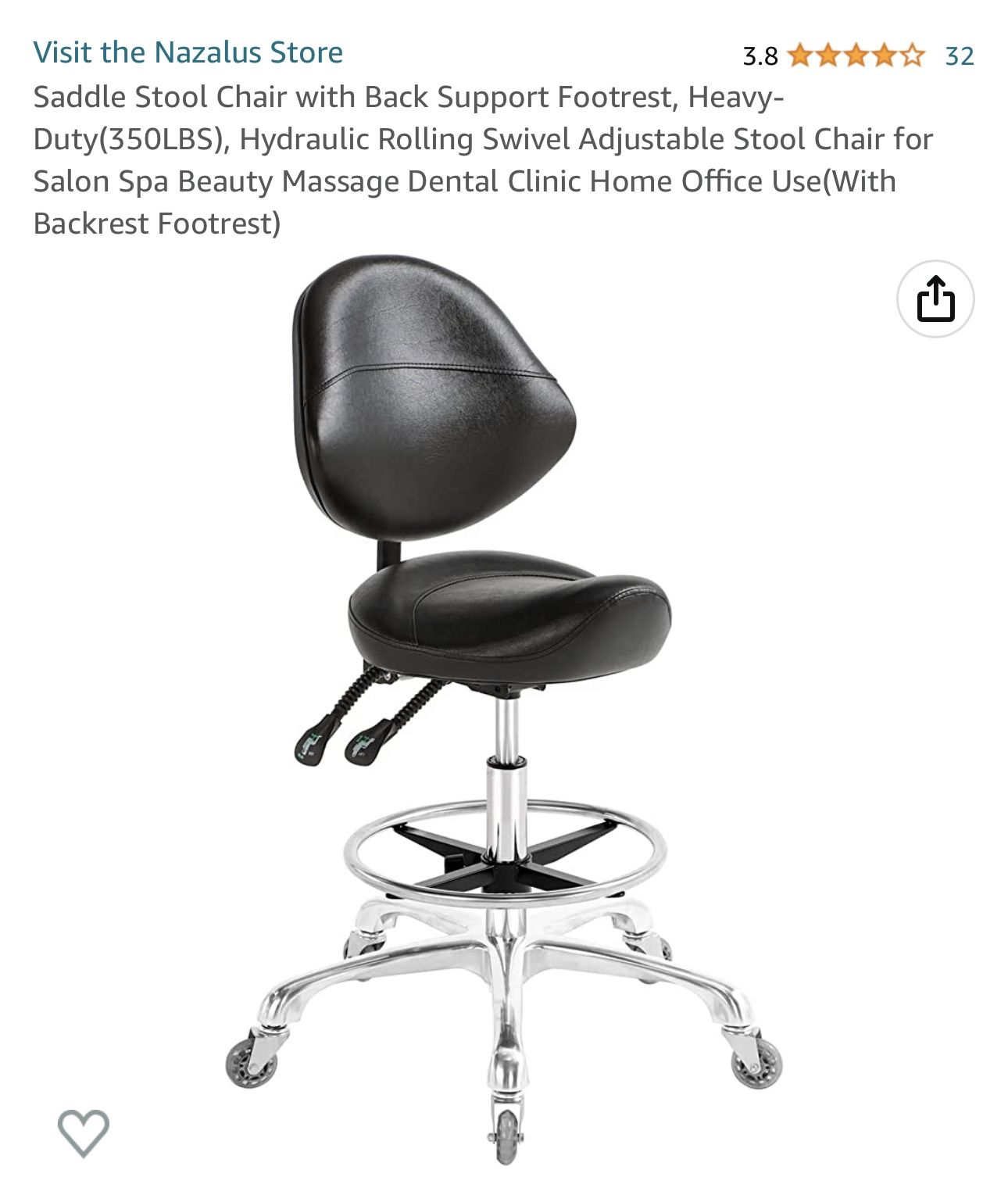 Tattoo Chair/eyebrow/makeup artist Chair