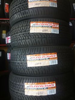 🎈hoy domingo tenemos🎇 los mejores🚛 descuentos en todas las🎈 llantas nuevas y rines en especial 🚛visítenos trabajamos los 7 días de la semana