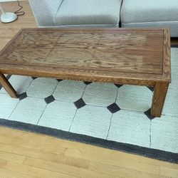 Low Height rectangular Table. Wood. 54” L x 23” W x16” H 