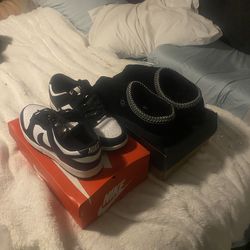 Panda dunks and Uggs size 10.5 mens