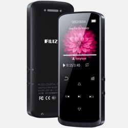 RUIZU 8GB Bluetooth Mp3 Player HiFi Lossless Built-in Speaker FM, to 128GB Black