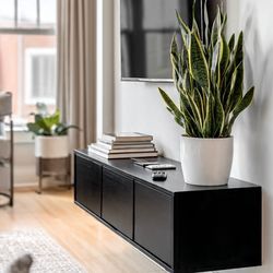 NEW VidaXL Floating Wall TV Cabinet - Gray - Modern Media Console - $75