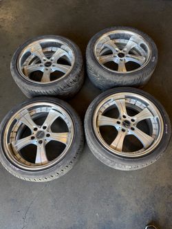 WEDS Artisan Bellona Wheels Staggered 18x8.5 18x9.5