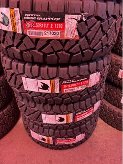 35x12.50R17 nitto ridge grappler, tenemos todas las marcas y key