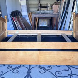 Twin bed frame With Drawers