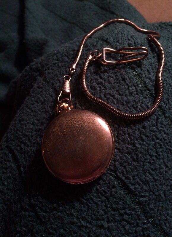 PILUE NICOL Gold & Silver plated Pocket Watch
