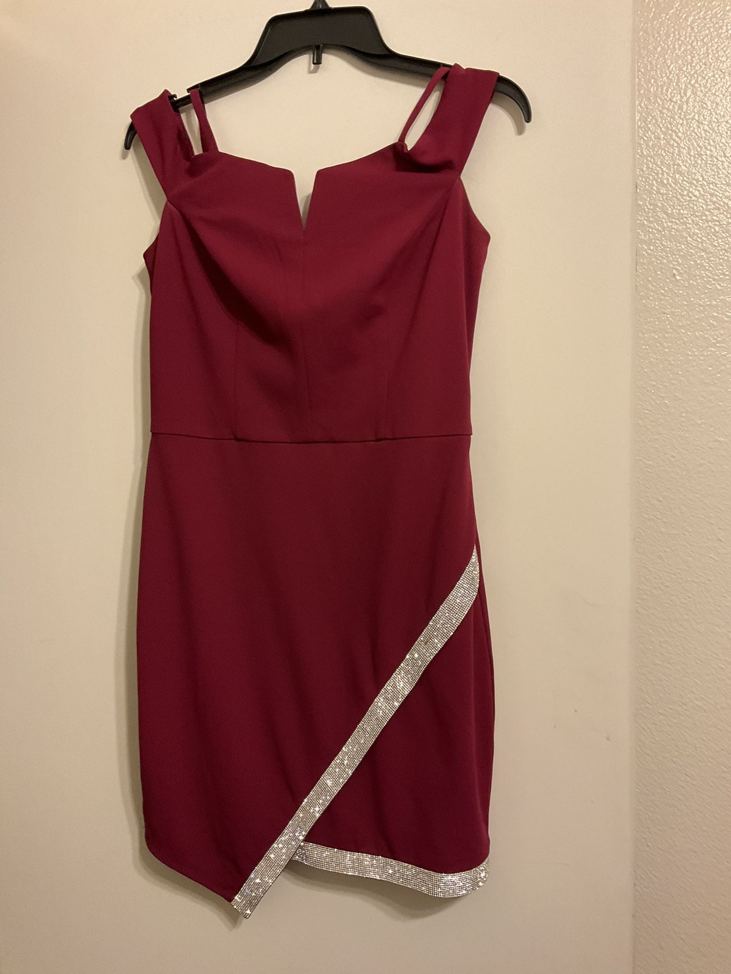 BCX Dress Fantastic Red Junior Dress Size 9 Used One Time