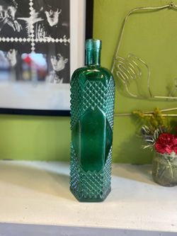 Antique Green Bottle