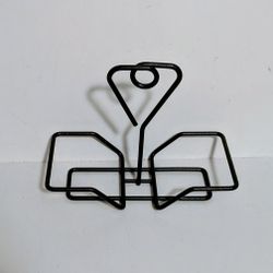 Caddy Black Metal With Handle Home Good Kitchen Decor