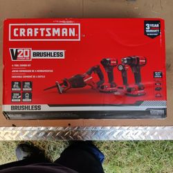 Craftsman 20v Brushless 4 Tool Combo