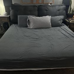 King size mattress and frame for sale