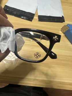 Chrome heart glasses
