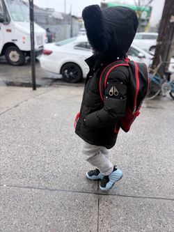 Moose Knuckles Kids Black Puffer Jacket
