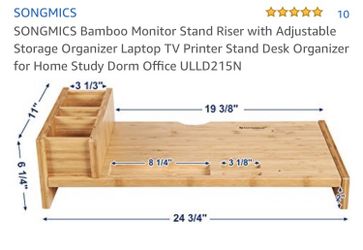 Monitor Stand/ Desk Organizer