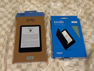 Brand New Kindle 11th Gen 16GB Matcha + Amazon Fabric Cover