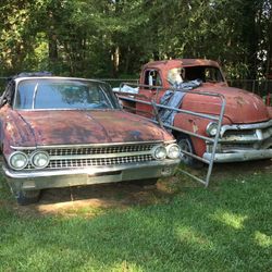 54 Chevrolet an Ford Fairlane