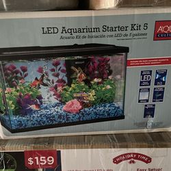 Fish tank, decor and beta supplies