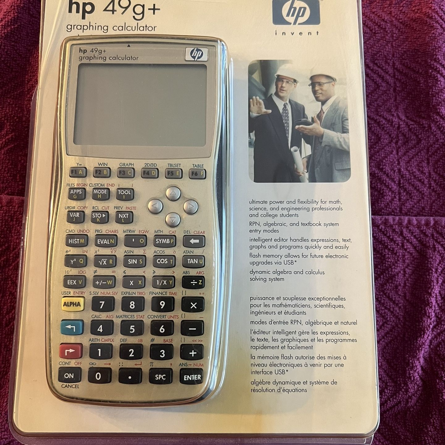 Notice HP 49G+ GRAPHING CALCULATOR - calculatrice Trouver une solution