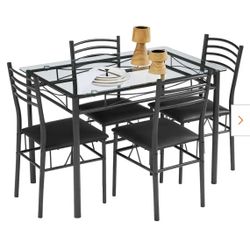 Small Glass Dining Room Set