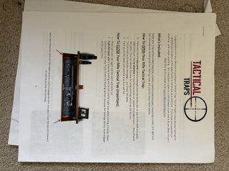 Tactical Traps Freedom 52R rifle concealment shelf