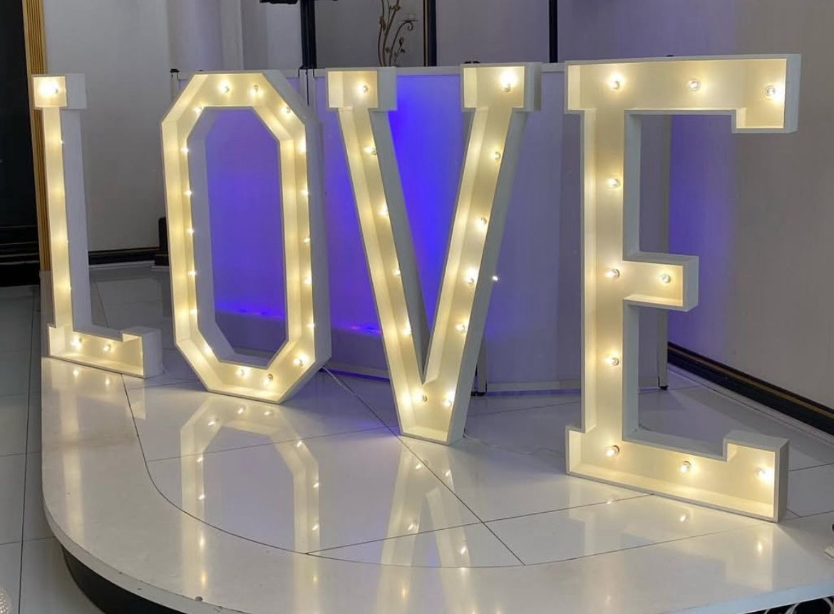 Marquee Letters 4ft for SALE not rent