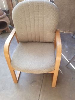 Wood Frame Upholstered Armchair