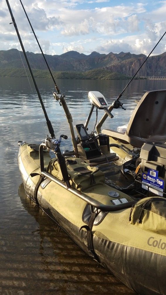 - Colorado Pontoon Fishing Raft W/ Trailor