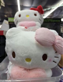 Hello Kitty Plushies - Pink Bow & Red Heart Dress