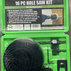 Grip Tools 42047 16-Piece Hole Saw Kit #9B-C0016