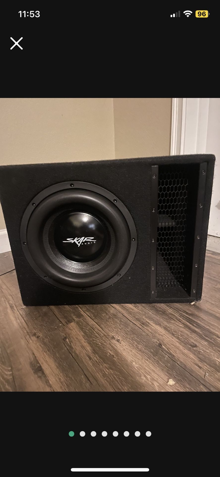 12 Inch Skar EVL Sub, Amp and Bass Knob