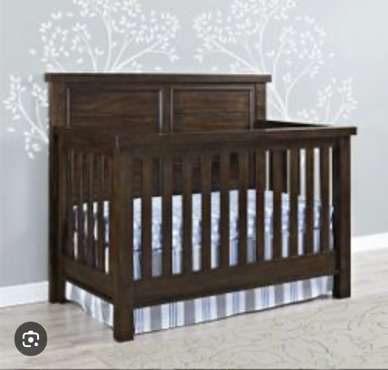Bertini Timberlake Crib In Dark Walnut