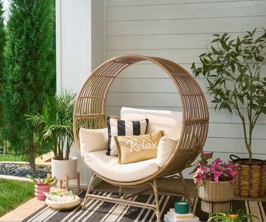 Brand New Oversized Round Egg Chair 