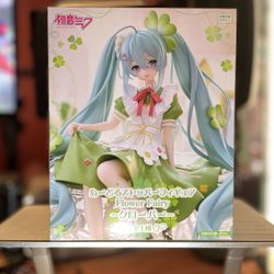 Hatsune Miku Flower Fairy Clover Noodle Stopper Figure FuRyu New VOCALOID