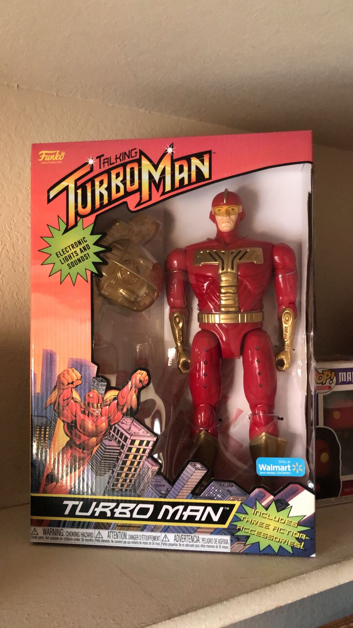 Turboman 13 1/2 Inch  Action Figurine