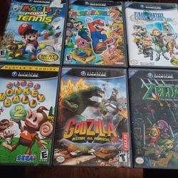 NINTENDO PLATINUM GAMECUBE SYSTEM WITH GAMES 🎮 $600 FINAL PRICE SEE 👀 ALL PICTURES 