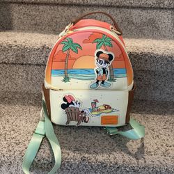 Sunset Mickey And Minnie Loungefly