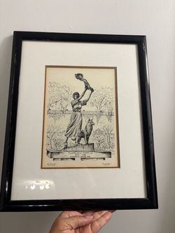 Florence Martus Savannah's Waving Girl Framed Print