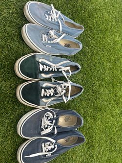 3 pairs Vans for men’s size 9