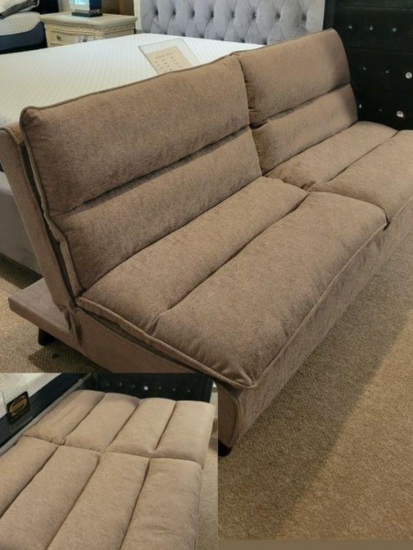 Brown Futon Sleeper Bed