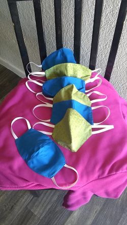 Cloth face masks- $5 each or 5 masks for $20