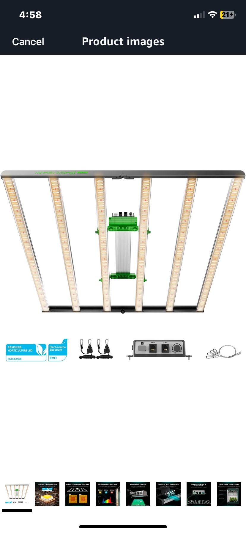Mars Hydro 800 Watt Led