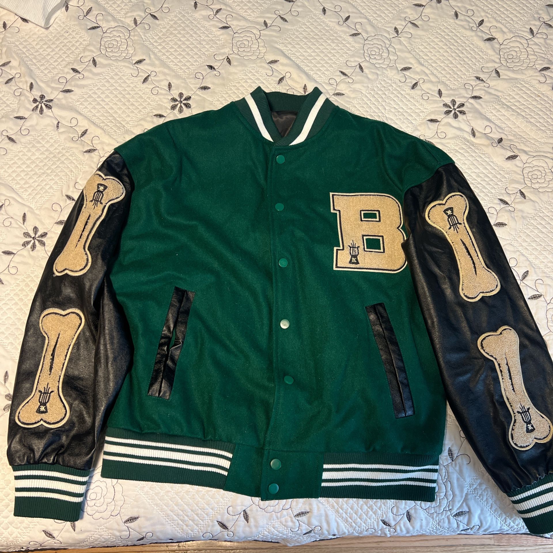 Aelfric Eden Green Varsity Jacket