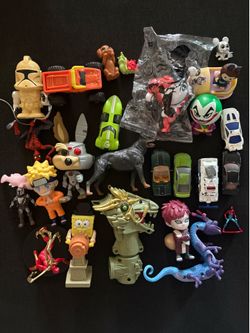 Lot of new and old toys