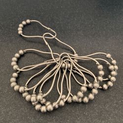 Shower Curtain And Curtain Rings Set