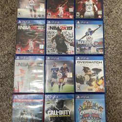 Ps4 Games (Buy All Together Or Individual)